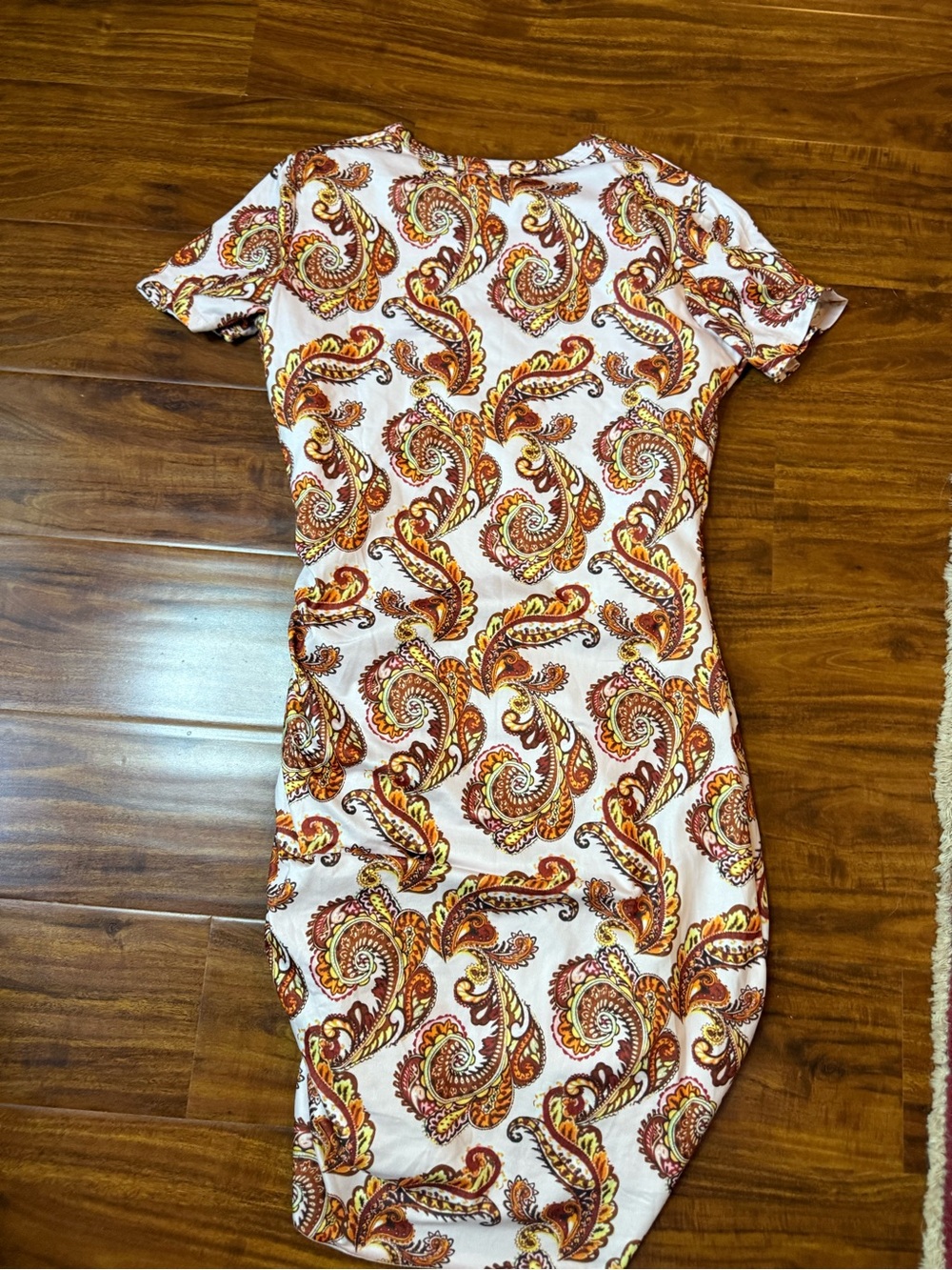 Women's Paisley Sheath Dress in Multi-Color